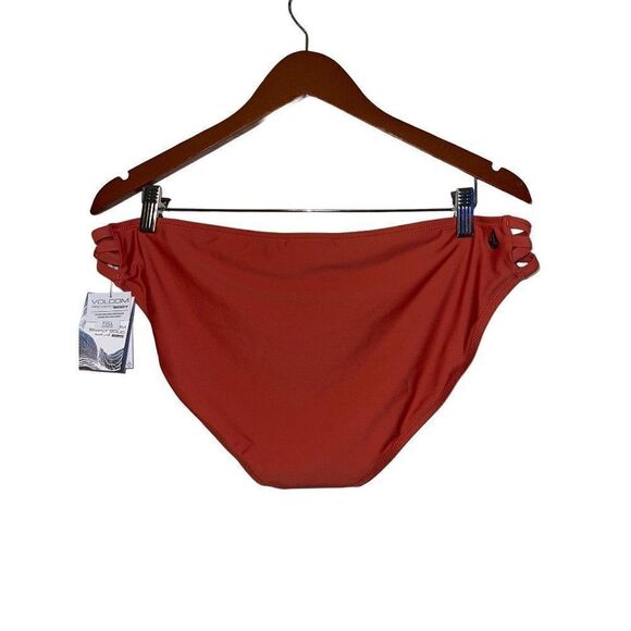 NWT VOLCOM Simply Solid Full Coverage Bottoms Size 12 - Picture 5 of 16